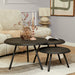 STARFURN Salontafel Ohio Zwart set van 3 70x70x45 cm-Salontafels-Starfurn