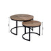 STARFURN Salontafel Otik Zwart Metaal 70 cm STF 70x70x45 cm STF-3971-Salontafels-Starfurn