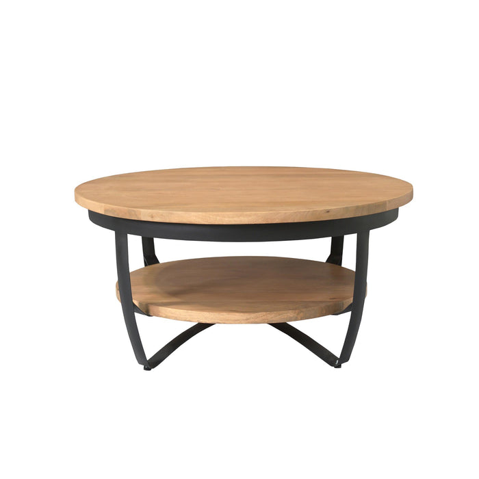 STARFURN Salontafel Paras 70 cm Licht mango 70x70x35 cm-Salontafels-Starfurn