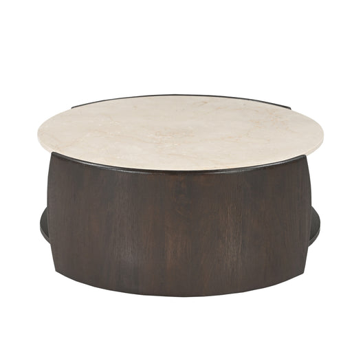 STARFURN Salontafel Rune Botticino marmer 80 cm-Salontafels-Starfurn