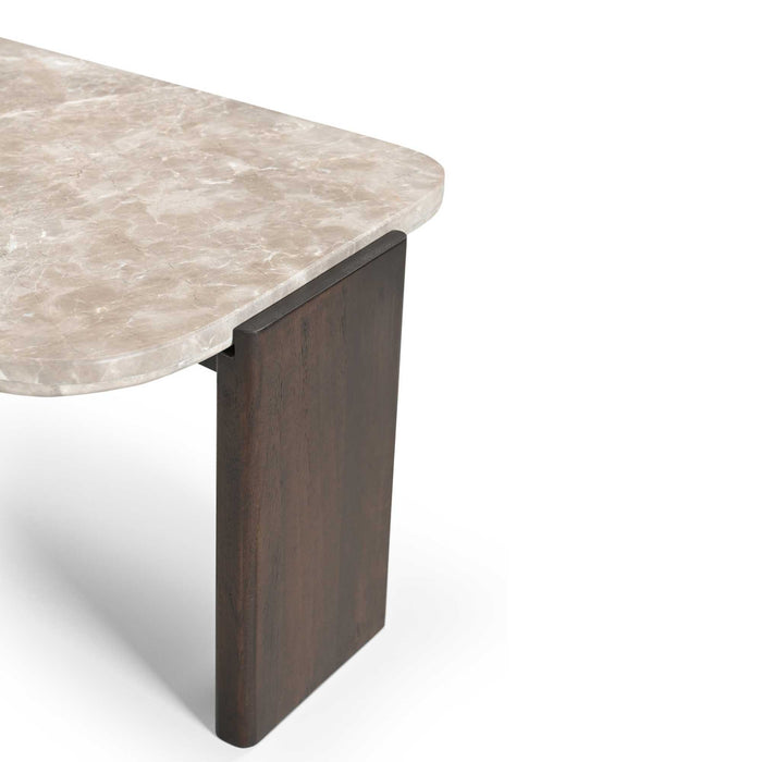 STARFURN Salontafel Silva Bruin Mangohout 130x65 cm-Salontafels-Starfurn
