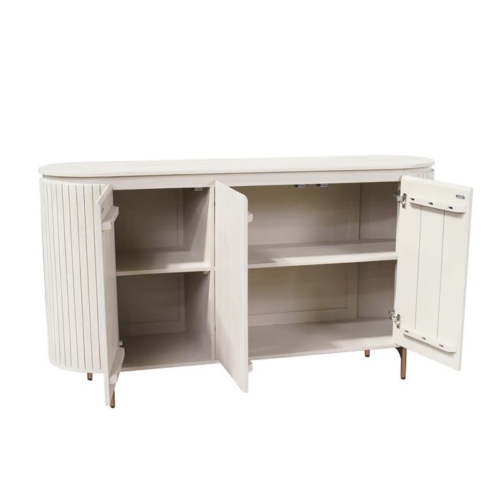 STARFURN Salontafel Solana Zand Mangohout 50 cm