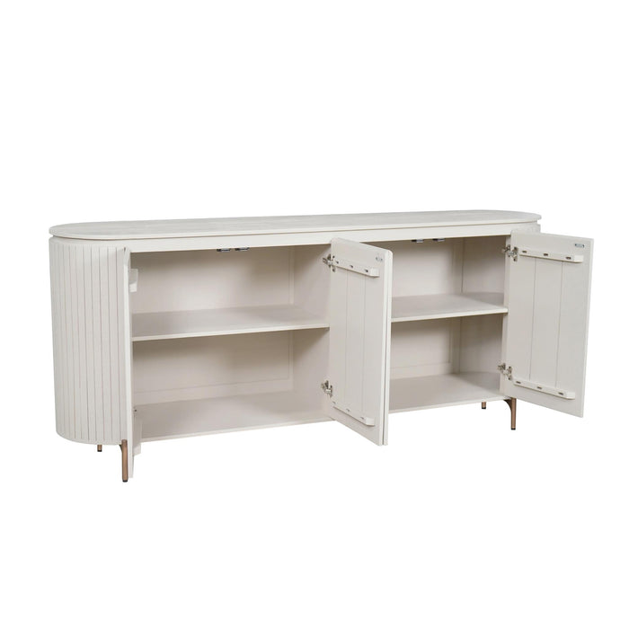 STARFURN Salontafel Solana Zand Mangohout 50 cm