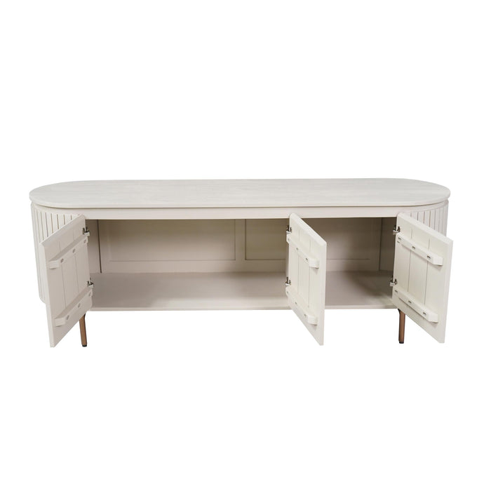 STARFURN Salontafel Solana Zand Mangohout 50 cm