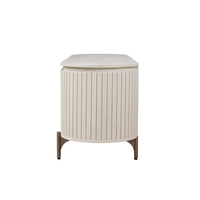 STARFURN Salontafel Solana Zand Mangohout 50 cm