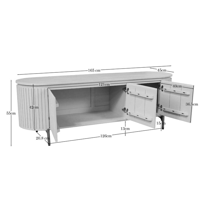 STARFURN Salontafel Solana Zand Mangohout 50 cm