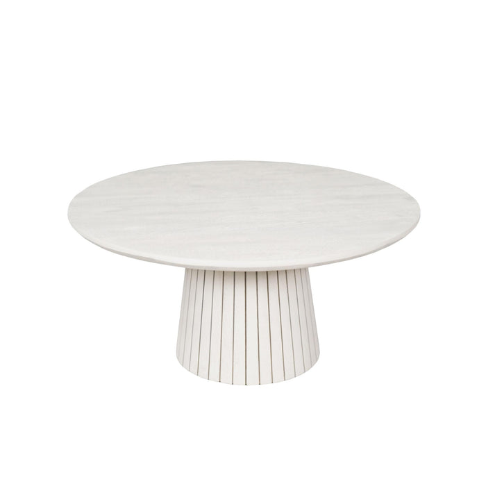 STARFURN Salontafel Solana Zand Mangohout 80 cm-Salontafels-Starfurn