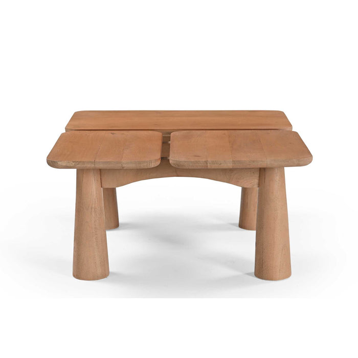 STARFURN Salontafel Vona Naturel Mangohout 80 cm 80x70x36 cm-Salontafels-Starfurn