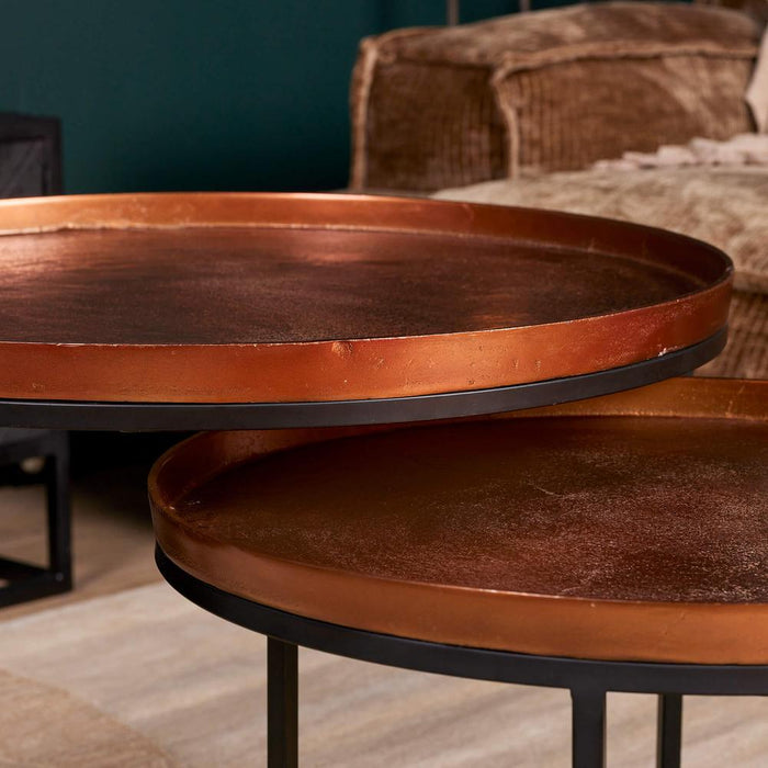 STARFURN Salontafel set Clive 70x70x50 cm-Salontafels-Starfurn