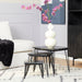 STARFURN Salontafel set Jala Zwart marmer 50 cm 50x40x45 cm-Salontafels-Starfurn