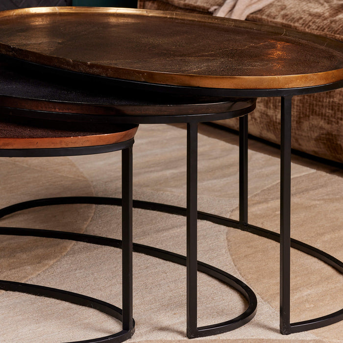 STARFURN Salontafel set Raley 100x60x50 cm-Salontafels-Starfurn