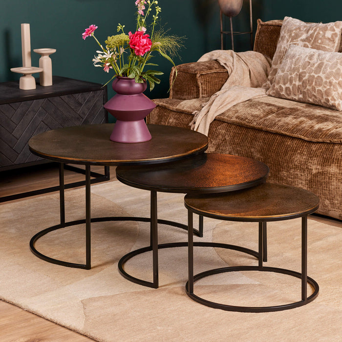 STARFURN Salontafel set Xaro 75x75x75 cm-Salontafels-Starfurn