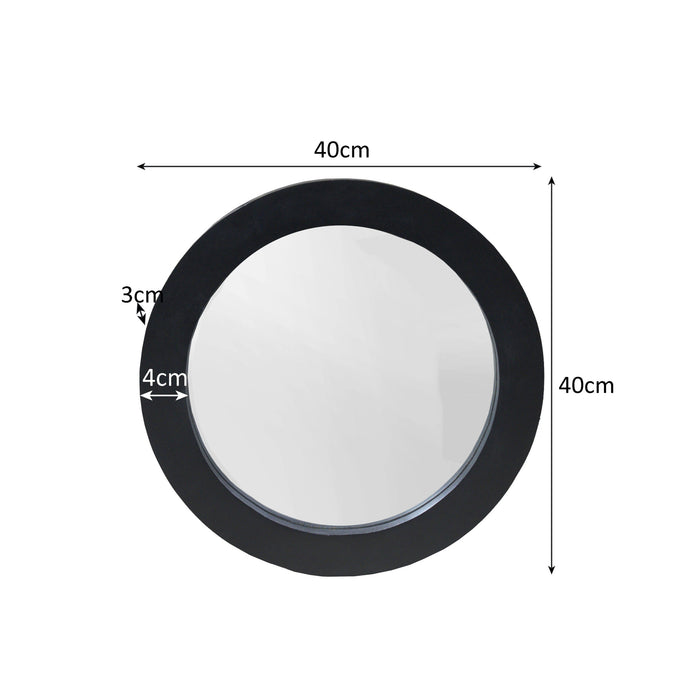 Mirror Dide - 40 cm - Black