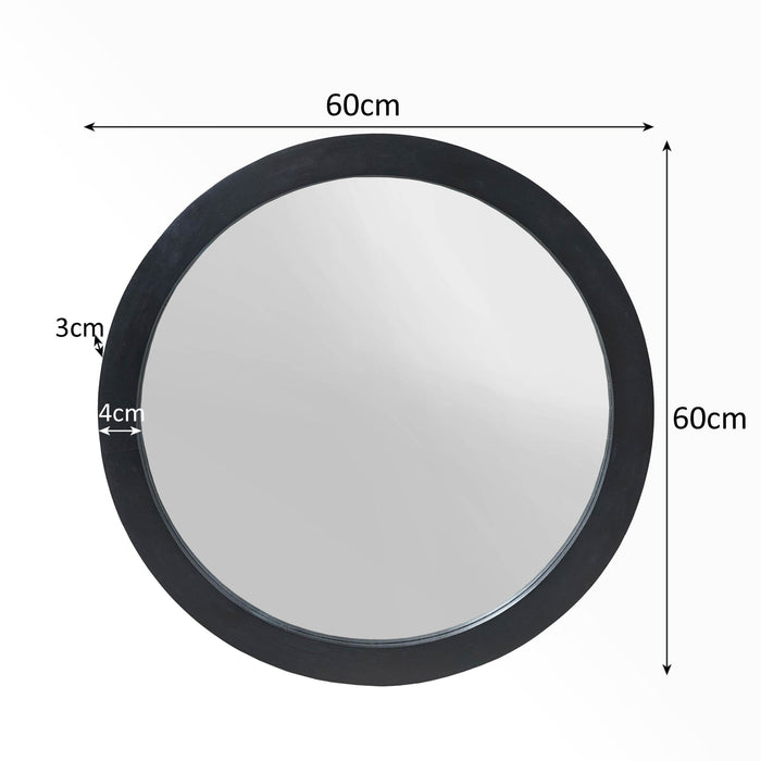 Mirror Dide - 40 cm - Black