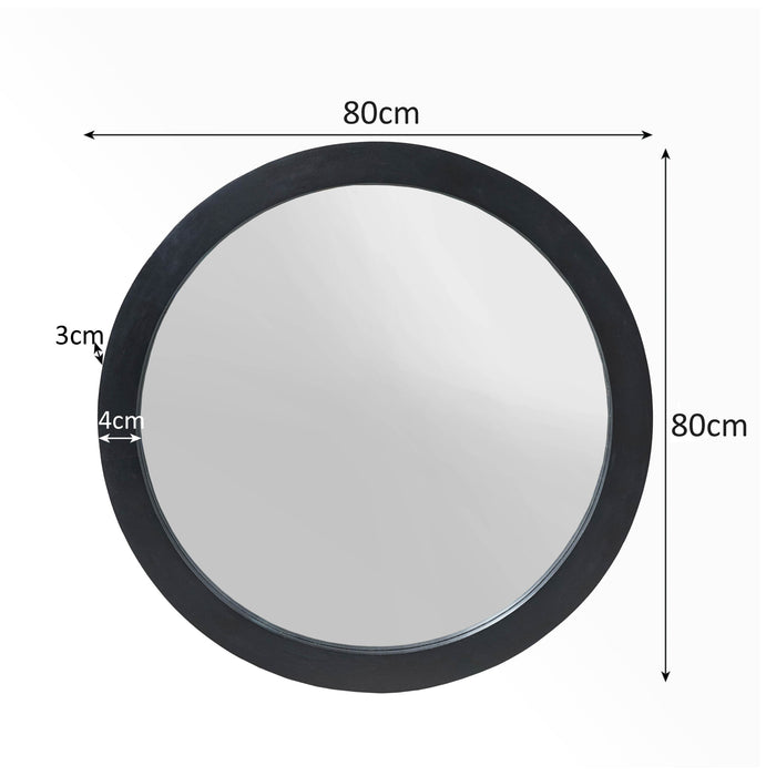 Mirror Dide - 40 cm - Black