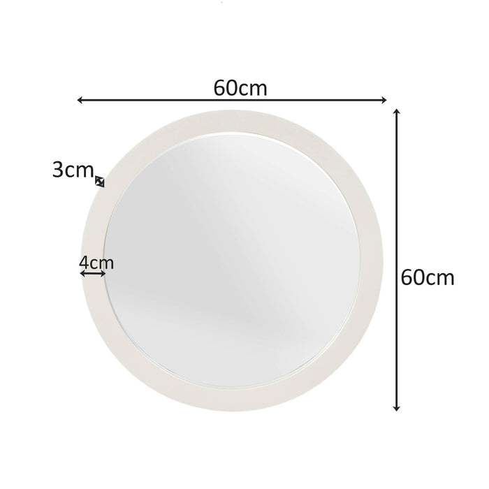 STARFURN Spiegel Dide 60 cm Zand 60x3x60 cm