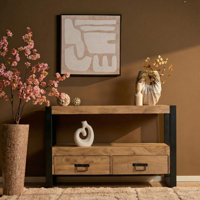 STARFURN TV-meubel Britt Mangohout Naturel 120cm-TV-meubels-Starfurn