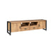 STARFURN TV-meubel Britt Mangohout Naturel 200cm Deuren Lade-TV-meubels-Starfurn