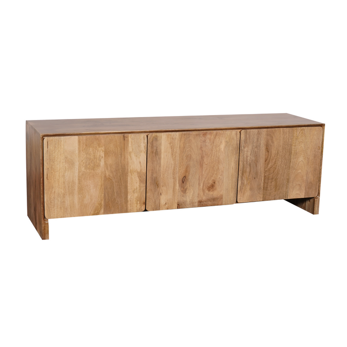 TV cabinet Tense Natural Mango Wood 150x40 cm