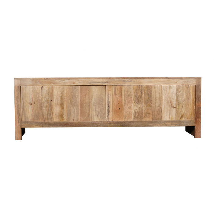 TV cabinet Tense Natural Mango Wood 150x40 cm