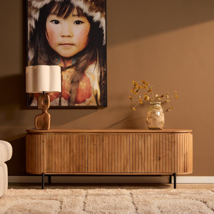 STARFURN TV-meubel Tv meubel Solana 165 cm Naturel 165x45x55 cm-TV-meubels-Starfurn