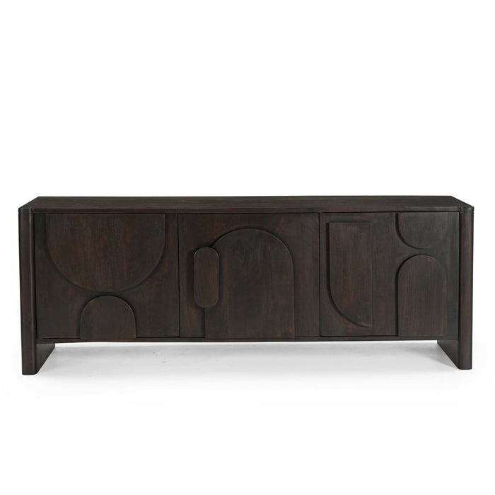 STARFURN TV-meubel Zana Bruin Mangohout 150x40 cm-TV-meubels-Starfurn
