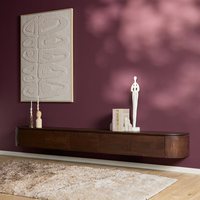 STARFURN TV-meubel Zwevend tv meubel Ambiance Naturel 120 cm 120x30x35 cm