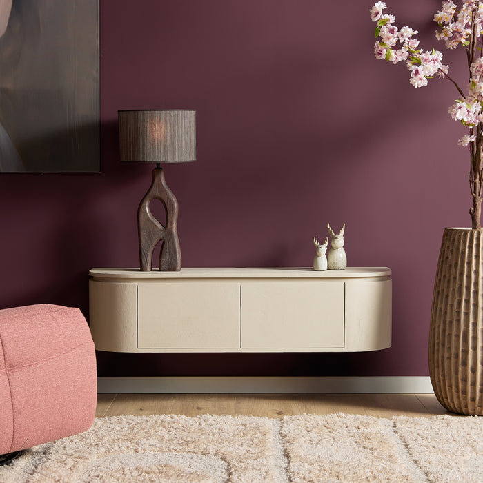 STARFURN TV-meubel Zwevend tv meubel Ambiance Naturel 120 cm 120x30x35 cm