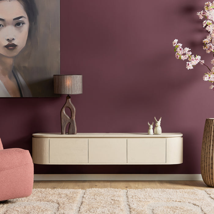 STARFURN TV-meubel Zwevend tv meubel Ambiance Naturel 120 cm 120x30x35 cm