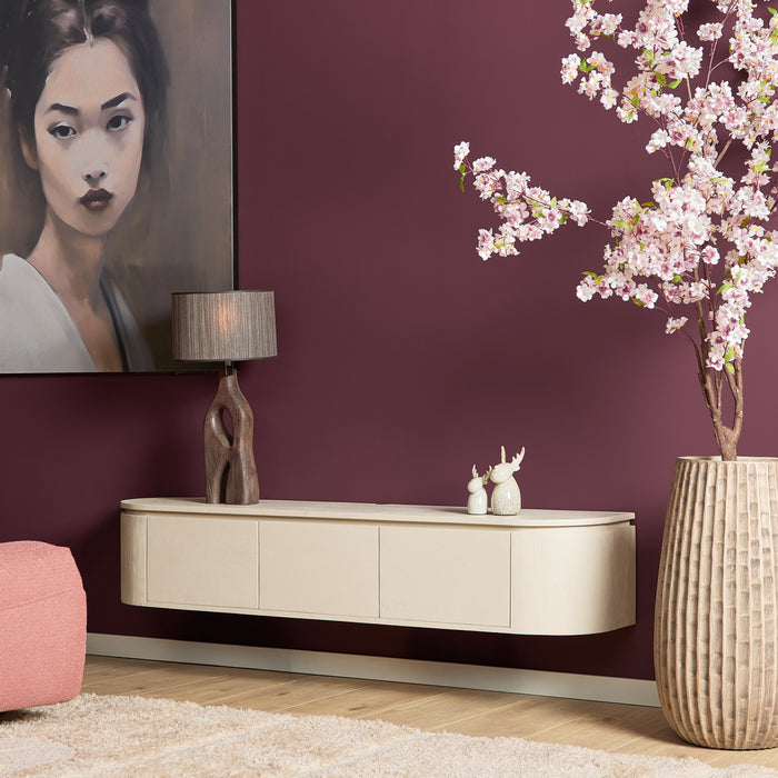 STARFURN TV-meubel Zwevend tv meubel Ambiance Naturel 120 cm 120x30x35 cm