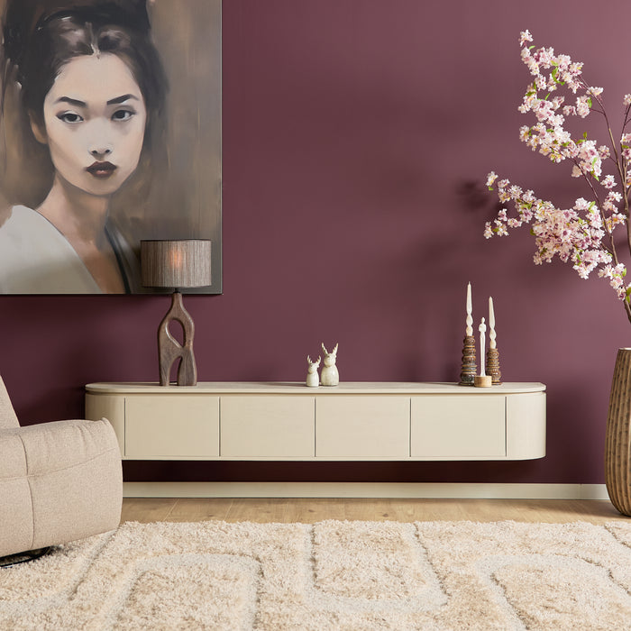STARFURN TV-meubel Zwevend tv meubel Ambiance Naturel 120 cm 120x30x35 cm