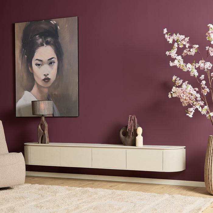STARFURN TV-meubel Zwevend tv meubel Ambiance Naturel 120 cm 120x30x35 cm