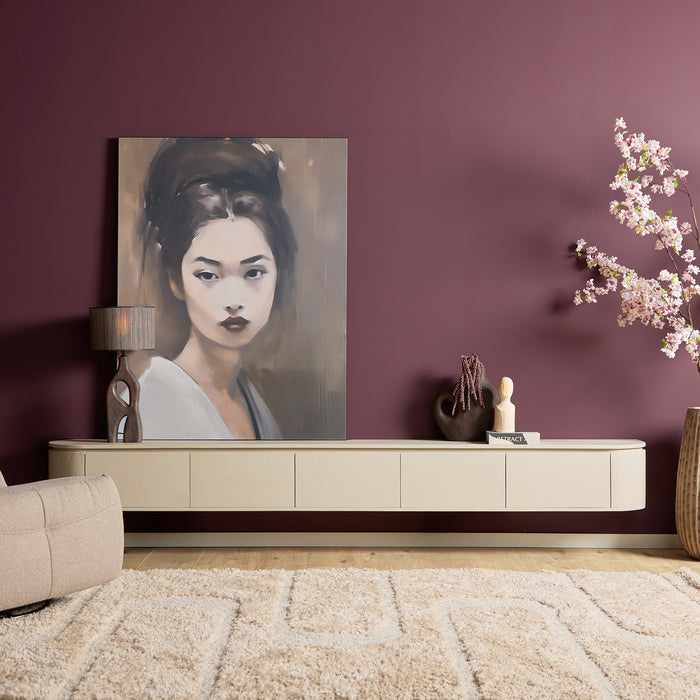 STARFURN TV-meubel Zwevend tv meubel Ambiance Naturel 120 cm 120x30x35 cm