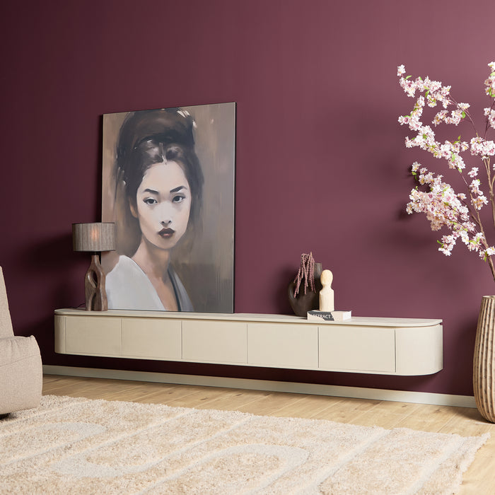 STARFURN TV-meubel Zwevend tv meubel Ambiance Naturel 120 cm 120x30x35 cm