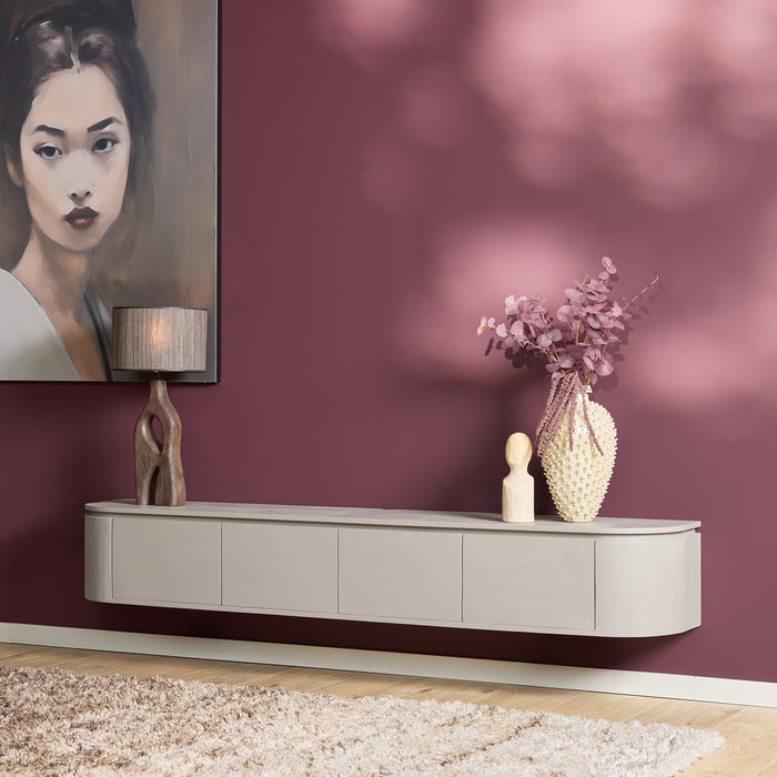 STARFURN TV-meubel Zwevend tv meubel Ambiance Naturel 120 cm 120x30x35 cm