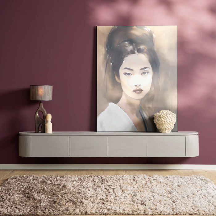 STARFURN TV-meubel Zwevend tv meubel Ambiance Naturel 120 cm 120x30x35 cm