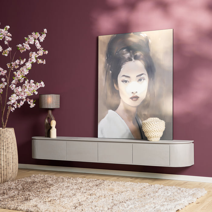 STARFURN TV-meubel Zwevend tv meubel Ambiance Naturel 120 cm 120x30x35 cm