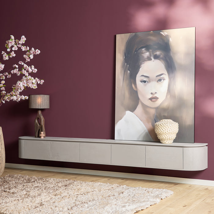 STARFURN TV-meubel Zwevend tv meubel Ambiance Naturel 120 cm 120x30x35 cm