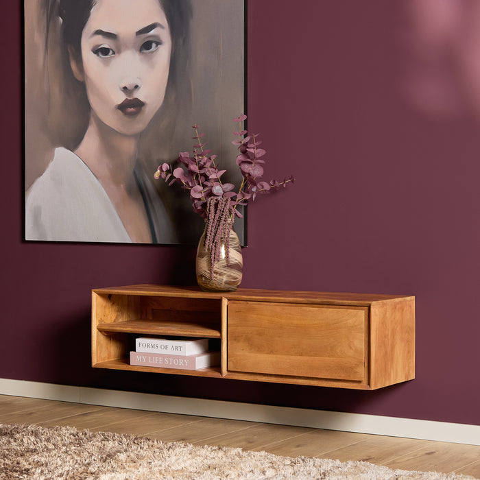 STARFURN TV-meubel Zwevend tv meubel Ambiance Naturel 120 cm 120x30x35 cm