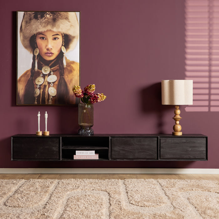 STARFURN TV-meubel Zwevend tv meubel Ambiance Naturel 120 cm 120x30x35 cm