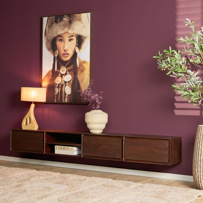 STARFURN TV-meubel Zwevend tv meubel Ambiance Naturel 120 cm 120x30x35 cm