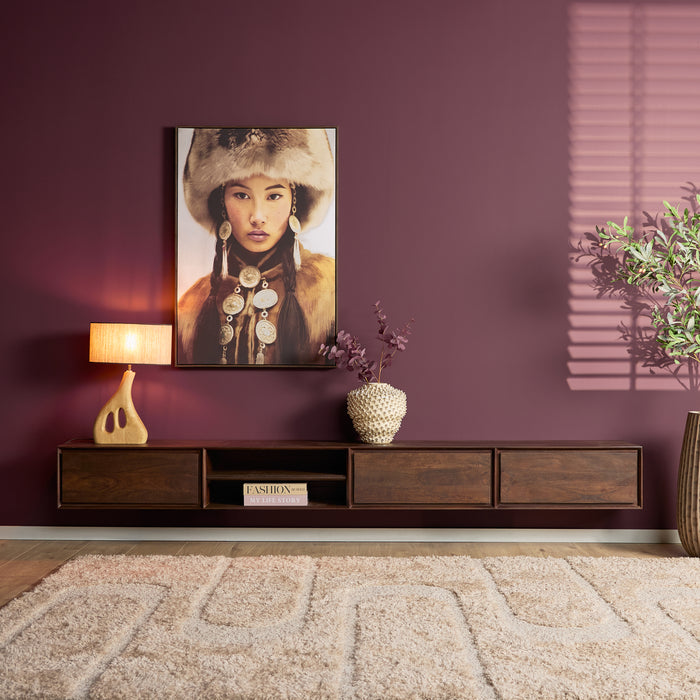 STARFURN TV-meubel Zwevend tv meubel Ambiance Naturel 120 cm 120x30x35 cm