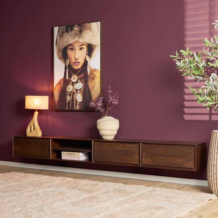 STARFURN TV-meubel Zwevend tv meubel Ambiance Naturel 120 cm 120x30x35 cm