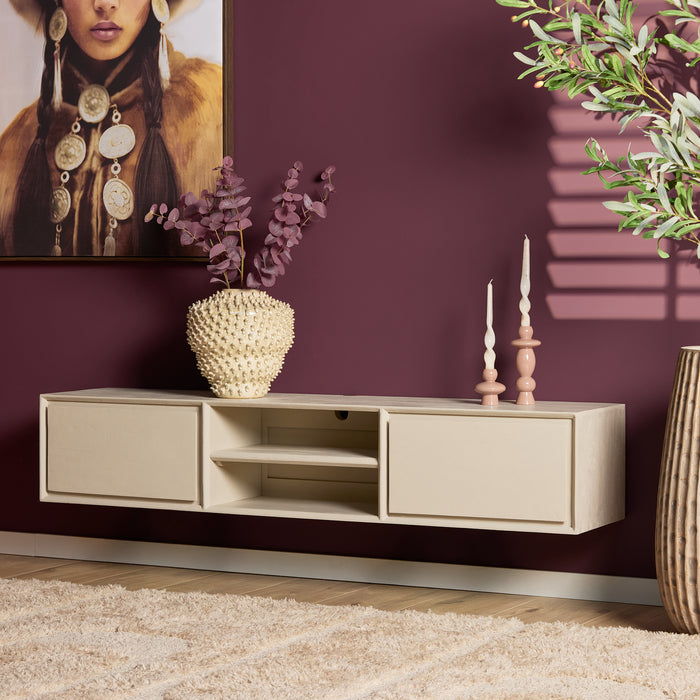 STARFURN TV-meubel Zwevend tv meubel Ambiance Naturel 120 cm 120x30x35 cm