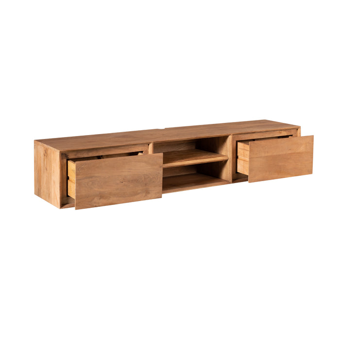 STARFURN TV-meubel Zwevend tv meubel Ambiance Naturel 160 cm 160x30x35 cm