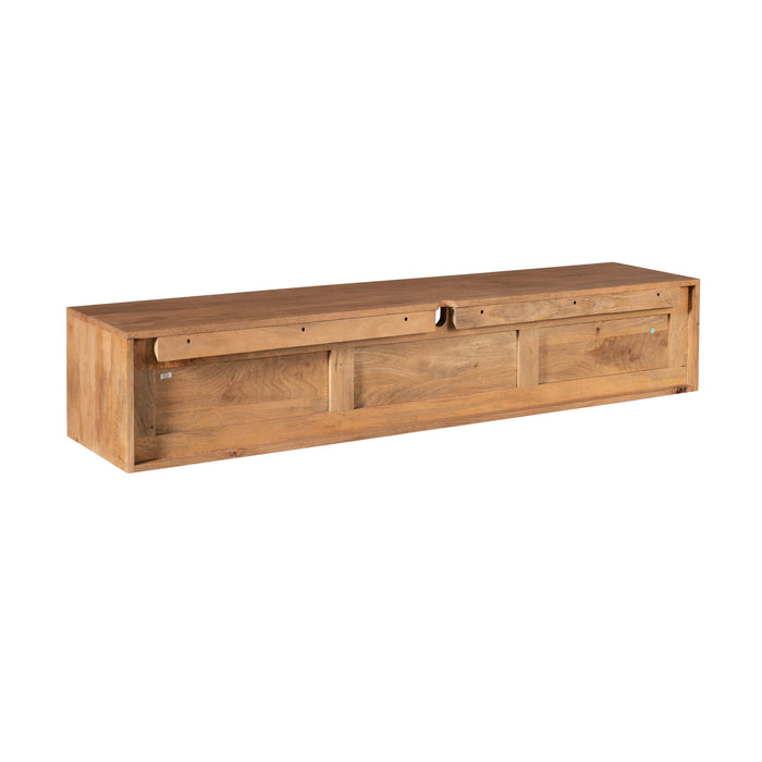 STARFURN TV-meubel Zwevend tv meubel Ambiance Naturel 160 cm 160x30x35 cm