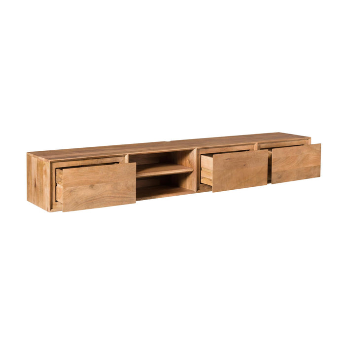 STARFURN TV-meubel Zwevend tv meubel Ambiance Naturel 200 cm 200x30x35 cm