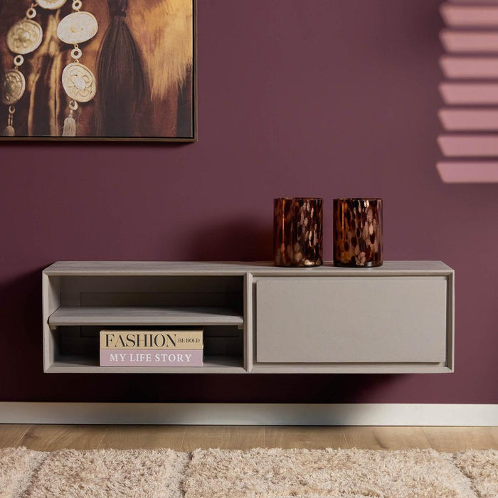 STARFURN TV-meubel Zwevend tv meubel Ambiance Taupe 120 cm 120x30x35 cm-TV-meubels-Starfurn
