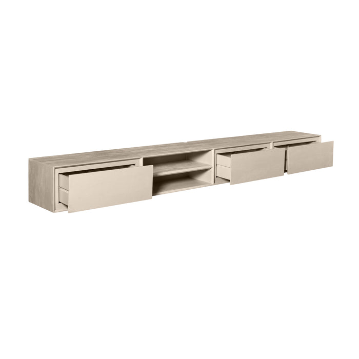 STARFURN TV-meubel Zwevend tv meubel Ambiance Zand 240 cm 240x30x35 cm