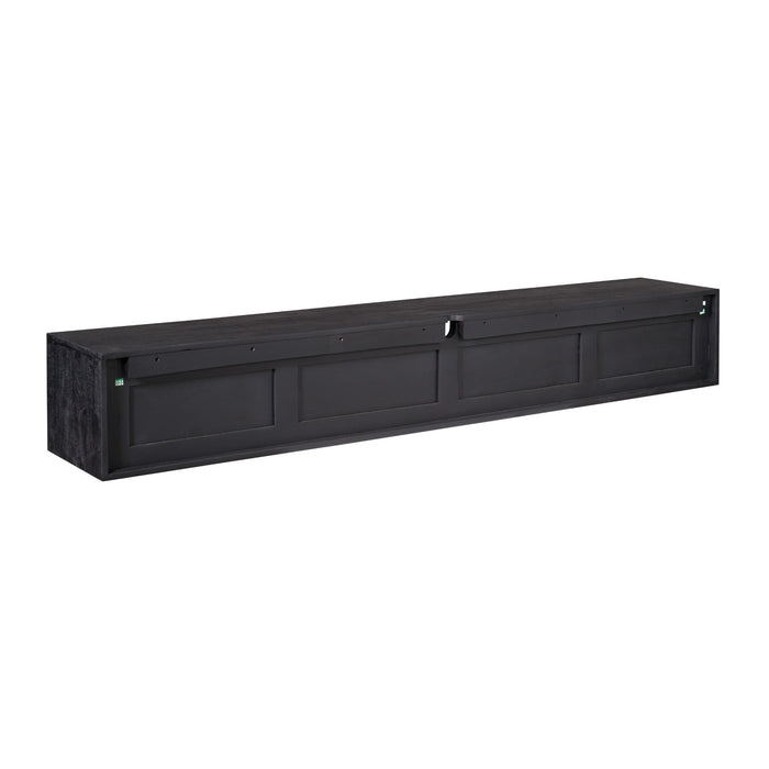 STARFURN TV-meubel Zwevend tv meubel Ambiance Zwart 200 cm 200x30x35 cm